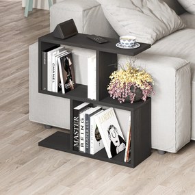 Homemania Wood Black konzolasztal