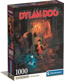 Dylan Dog Library 1000 db-os Compact puzzle Clementoni