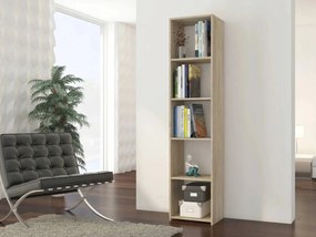 MB CALI B40 keskeny könyvespolc - sonoma tölgy