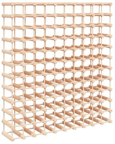 tömör fenyőfa bortartó 120 palackhoz 112,5x23x123,5 cm