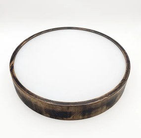 OAK SMOKY mennyezeti lámpa 3xE27/15W/230V, 47,5 cm, tölgy/sötétbarna