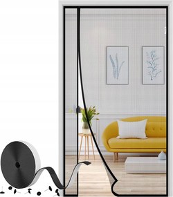 Szúnyogháló Ajtóra Mágneses Ajtóháló 110 cm x 220