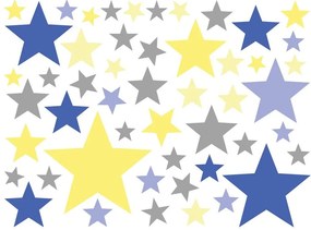 Stars Blue and Yellow 50 db-os falmatrica szett - Ambiance