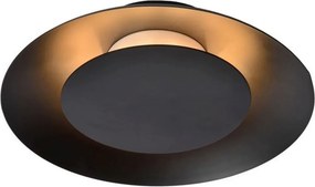 LUCIDE 79177-06-30 FOSKAL Kerek Mennyezeti Lámpa Fekete LED IP20