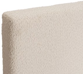 Krém Bouclé Kárpitozott Franciaágy. 140x200 KIOTO