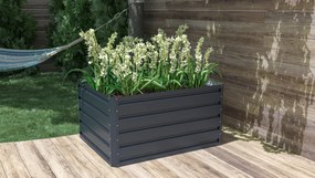 Emelt virágágyás G21 Daisy 100 x 80 x 52 cm, fém,antracit