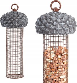 Madáretető Dió és gabona lógó 28 cm makk alakú