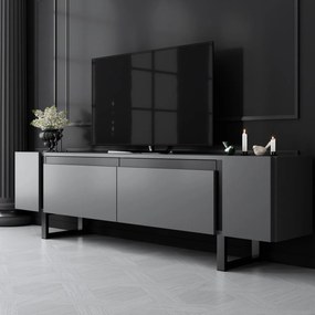 TV szekrény Yildiz - Anthracite, Black