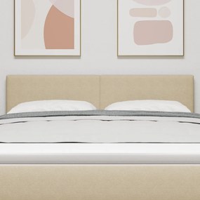 Fejtámla Egyszerű Design Világosszürke Zöld 140 cm Bársonyos Szövet
