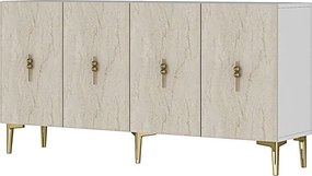 Salkım 150 - White, Gold, Travertine