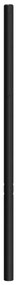 fekete fém fejtámla 140 cm