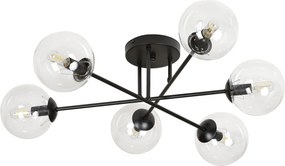 Emibig BRENDI 831/6B Plafonlámpa 6x3W/E14/T26 IP20