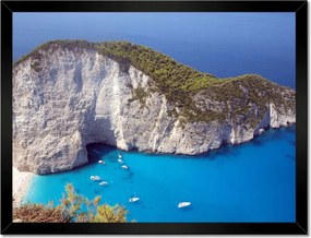 Poszterek keretben 40x30 Napsütéses nap a tengerparton