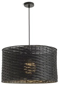 RENDL R13398 FIATLUX függő lámpatest, dekoratív fekete bambusz
