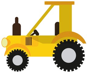 Gario Gyerek falmatrica Szép traktor Méret: 30 x 30 cm