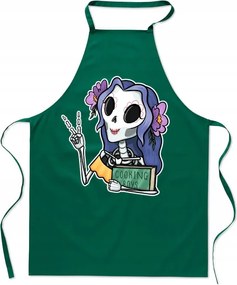 Konyhai kötény dia de muertos cooking koponya főzés