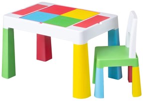 Gyerek szett asztalka székkel Multifun multicolor
