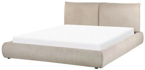 Franciaágy 160 cm Vetiver (szürkésbézs)  (ágyráccsal). 1076467
