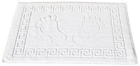 2 db Hotel Line lábtörölköző készlet, Bedora, 50 x 70 cm, 100% kártolt pamut, 650 gr / nm, fehér