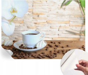 Dekoratív öntapadós fotótapéta az irodába Virágos relaxáció 208x146 cm