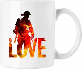 Tűzoltó bögre Mentő 7 Fehér 330ml