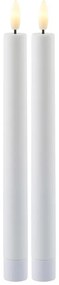 LED gyertya szett 2 db-os (magasság 25 cm) Sille Tall Rechargeable – Sirius