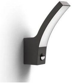 Philips SPLAY LED kültéri fali lámpa szenzorral 12W 230V 2700K IP44