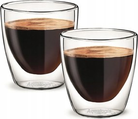 2 Thermo poharak Aqualogis eszpresszó kávéhoz 80ml