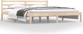 vidaXL Super King tömör fenyőfa ágykeret 180 x 200 cm