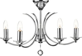 DAR LIGHTING MED0550 MEDUSA Mennyezeti Csillár Csiszolt Króm E14 IP20