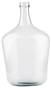 Üveg demizson, váza, dekorációs kiegészítő, 10 literes