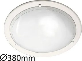Beltéri mennyezeti lámpa e27 2x60w fehér ufo