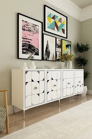 Moka 180 - White, Silver