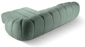 Világoszöld sarokkanapé (jobb oldali) Diana – Micadoni