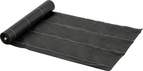 Outsunny Gyomellenes Szövet 2x50 m Gyomgátló Szövet Gyomellenes Geotextil Háló Gyomok Ellen 100 g/m² Kert Terasz Patio Fekete | Aosom