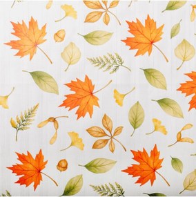 EMI Ősz fehér damaszt terítő 40x40 cm