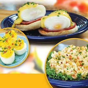 Szilikon tojásfőző poharak - szilikon - 6 darabos készlet