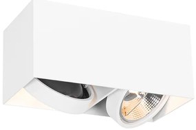 Okos spotlámpa fehér téglalap alakú 2-lámpás 2 Wifi GU10 111mm-es - Box