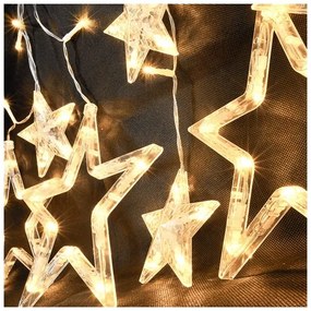 Solight 1V227 - LED Karácsonyi lánc csillagok 3,3 m 77xLED/3xAA