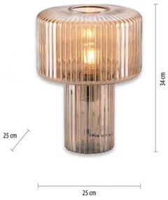 Paul Neuhaus 4092-27 - Asztali lámpa FUNGUS 1xE27/10W/230V bézs