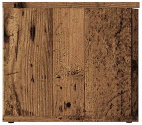 TV szekrény Régi fa 80x34x30 cm Gépelt fa
