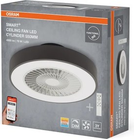 Osram - Fényerőszabályozható LED mennyezeti lámpatest ventilátorral SMART+ LED/78W/230V Wi-Fi +távirányító