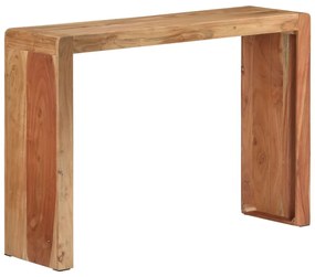 tömör akácfa tálalóasztal 110x30x76 cm