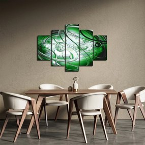 Zöld absztrakt kép (150x105 cm)