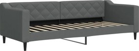 vidaXL szürke szövet kanapéágy keret 80 x 200 cm