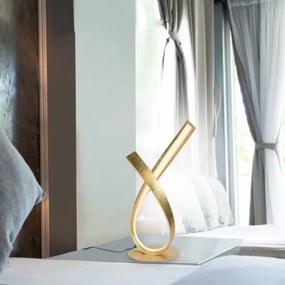 Paul Neuhaus 4720-12 - LED Dimmelhető asztali lámpa LINDA LED/11,4W/230V arany