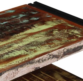 tömör újrahasznosított fa TV-szekrény 120 x 30 x 40 cm