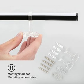 Briloner 3501-015 - LED Felületre szerelhető csillár STAFF 5xLED/4,8W/230V fekete