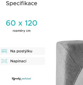 Gyerek frottír lepedő 60x120 cm barack