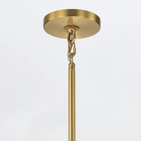 Elstead MARVELE10-AB-OPAL - Rúddal szerelt MARVELE csillár 10xE14/40W/230V, arany